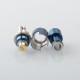 Monarchy Mobb Ultra Style RBA Bridge for BB / Billet / Boro Mod - Blue, 6 PCS Air Pin 1.0 / 1.2 / 1.5 / 2.0 / 2.5 / 3.0mm