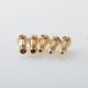 Monarchy Mobb Ultra Style RBA Bridge for BB / Billet / Boro Mod - Gold, 6 PCS Air Pin 1.0 / 1.2 / 1.5 / 2.0 / 2.5 / 3.0mm