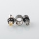 Monarchy Mobb Ultra Style RBA Bridge for BB / Billet / Boro Mod - Black, 6 PCS Air Pin 1.0 / 1.2 / 1.5 / 2.0 / 2.5 / 3.0mm