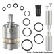 YFTK Kayfun X Mini Style MTL RTA Rebuildable Tank Atomizer - Silver, 3.2ml, 23mm Diameter