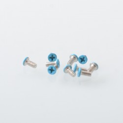 Authentic MK MODS Replacement Screws for VandyVape Pulse AIO V2 Mod Kit - Tiffany Blue, (10 PCS)
