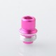 Authentic MK MODS TB Boro Drip Tip and Button for VandyVape Pulse AIO V2 80W Boro Box Mod Kit - Pink