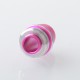 Authentic MK MODS TB Boro Drip Tip and Button for VandyVape Pulse AIO V2 80W Boro Box Mod Kit - Pink