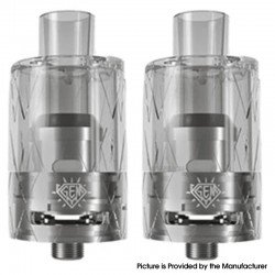 [Ships from Bonded Warehouse] Authentic FreeMax Gemm Disposable Tank Atomizer 5ml - Clear, G1 SS316L 0.12ohm (2 PCS)