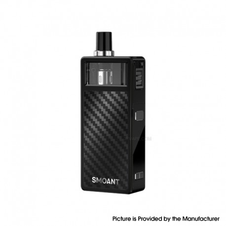 [Ships from Bonded Warehouse] Authentic Smoant Pasito Pro Pod System Kit - Carbon fiber, VW 1~50W, 1500mAh, 4ml, 0.4 / 0.6ohm