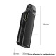 [Ships from Bonded Warehouse] Authentic Lost Vape Thelema Elite 40 Pod System Kit - Gunmetal Espresso, VW 5~40W, 0.3 / 0.6ohm