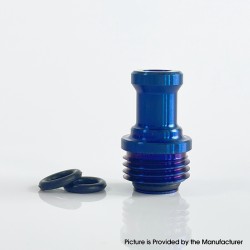 Rekavape Unkwn Style Drip Tip for BB / Billet / Boro AIO Box Mod - Blue, 316 Stainless Steel