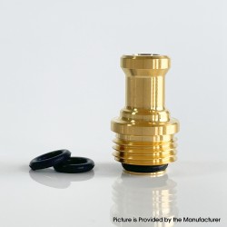 Rekavape Unkwn Style Drip Tip for BB / Billet / Boro AIO Box Mod - Gold, 316 Stainless Steel