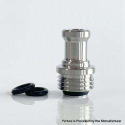 Rekavape Unkwn Style Drip Tip for BB / Billet / Boro AIO Box Mod - Silver, 316 Stainless Steel
