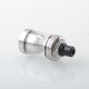 Skyline R Style RTA Rebuildable Tank Atomizer w/ RDL Airdisk - Silver, 3.2ml, 2mm / 1.5 x 3mm / 1.5 x 3.9mm /2 x 3.9mm, 22mm Dia