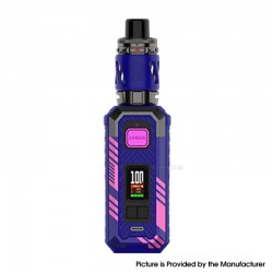 [Ships from Bonded Warehouse] Authentic Vaporesso Armour S 100W Mod Kit with iTank 2 - Cyber Blue, VW 5~100W, 5ml