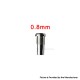 YFTK Replacement Long Airflow Insert Air Pin Screw for Flash e-Vapor V4.5 / V4.5S+ RTA - 0.8mm Airhole (1 PC)