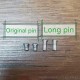 YFTK Replacement Long Airflow Insert Air Pin Screw for Flash e-Vapor V4.5 / V4.5S+ RTA - 0.8mm Airhole (1 PC)