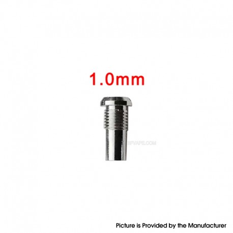 YFTK Replacement Long Airflow Insert Air Pin Screw for Flash e-Vapor V4.5 / V4.5S+ RTA - 1.0mm Airhole (1 PC)