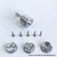 Rekavape Eros Style MTL RTA Rebuildable Tank Atomizer Kit - Silver, 4ml, Air Pin 1.0 / 1.2 / 1.3 / 1.4 / 1.5 / 1.7mm