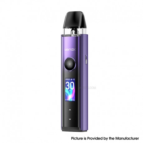 [Ships from Bonded Warehouse] Authentic GeekVape Wenax Q Pro Pod System Kit - Luminous Purple, 1200mAh, 2ml, 0.6ohm / 0.8ohm