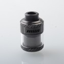 Authentic ThunderHead Creations & Mike Vapes Blaze MAX RTA Rebuildable Tank Atomizer - Gun Metal, 5.5ml / 7ml, 30mm Diameter