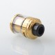 Authentic ThunderHead Creations & Mike Vapes Blaze MAX RTA Rebuildable Tank Atomizer - Gold, 5.5ml / 7ml, 30mm Diameter