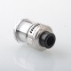 Authentic ThunderHead Creations & Mike Vapes Blaze MAX RTA Rebuildable Tank Atomizer - Silver, 5.5ml / 7ml, 30mm Diameter