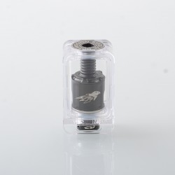 MISSION KB2 Style RBA Tank Full Kit for DotAIO V1 / V2 - Black, Air Pins 1.0, 1.2, 2.0, 2.5, 3.0, 3.5, 4.3mm, 3.8ml