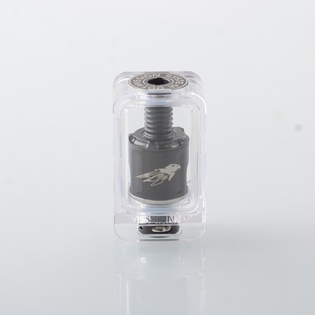 MISSION KB2 Style RBA Tank Full Kit for DotAIO V1 / V2 - Black, Air Pins 1.0, 1.2, 2.0, 2.5, 3.0, 3.5, 4.3mm, 3.8ml