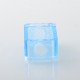 Monarchy DLVC Style Boro Tank for SXK BB / Billet AIO Box Mod Kit - Translucent Blue, PC