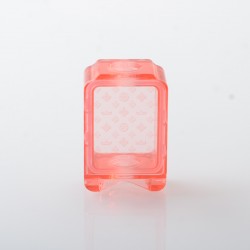 Monarchy DLVC Style Boro Tank for SXK BB / Billet AIO Box Mod Kit - Translucent Red, PC