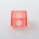 Monarchy DLVC Style Boro Tank for SXK BB / Billet AIO Box Mod Kit - Translucent Red, PC