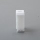 Monarchy DLVC Style Boro Tank for SXK BB / Billet AIO Box Mod Kit - White, POM