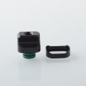 Rekavape Kontrl KTM W. BLCK BASE Style 510 Drip Tip with 1 PC Decorative Ring - Black, POM