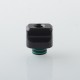 Rekavape Kontrl KTM W. BLCK BASE Style 510 Drip Tip with 1 PC Decorative Ring - Black, POM