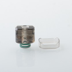 Rekavape Kontrl KTM W. BLCK BASE Style 510 Drip Tip with 1 PC Decorative Ring - Translucent Black, PC