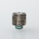 Rekavape Kontrl KTM W. BLCK BASE Style 510 Drip Tip with 1 PC Decorative Ring - Translucent Black, PC