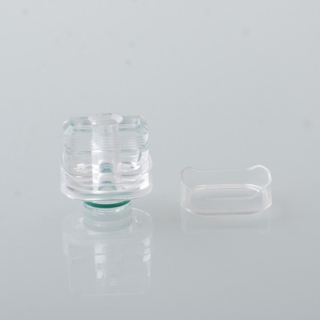 Rekavape Kontrl KTM W. BLCK BASE Style 510 Drip Tip with 1 PC Decorative Ring - Translucent, PC