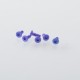 Authentic MK MODS Replacement Titanium Screws for Lost Vape Centaurus B80 AIO Kit - Blue Purple (6 PCS)