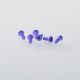 Authentic MK MODS Replacement Titanium Screws for Lost Vape Centaurus B80 AIO Kit - Blue Purple (6 PCS)