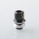 Authentic MK MODS TB Boro Drip Tip and Button for VandyVape Pulse AIO V2 80W Boro Box Mod Kit - Black Galaxy