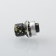 Authentic MK MODS TB Boro Drip Tip and Button for VandyVape Pulse AIO V2 80W Boro Box Mod Kit - Black Galaxy