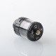 Authentic ThunderHead Creations & Mike Vapes Blaze MAX RTA Rebuildable Tank Atomizer - Silver Black, 5.5ml / 7ml, 30mm Diameter