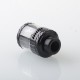 Authentic ThunderHead Creations & Mike Vapes Blaze MAX RTA Rebuildable Tank Atomizer - Silver Black, 5.5ml / 7ml, 30mm Diameter