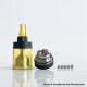 Rekavape Four One Five 415V2 415 V2 Style MTL RTA Atomizer - Black, 316SS + PEI, 4ml, 22mm, Diameter