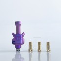 Rekavape Monarchy MOBB MS Scepter Style RBA Bridge for Billet / BB / Vandy Pulse AIO / Boro - Purple, Titanium, 2.5 / 3 / 3.5mm