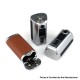 [Ships from Bonded Warehouse] Authentic Dovpo Riva 200W TC VW Box Mod - Silver Brown, 5~200W, 2 x 18650