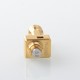 Psychomod Xcentred Style RBA Bridge for Billet / BB / Boro Mod - Gold, 316SS, 5 PCS Air Pin 1.5 / 2.0 / 3.0 / 3.5 / 4.0mm