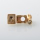 Psychomod Xcentred Style RBA Bridge for Billet / BB / Boro Mod - Gold, 316SS, 5 PCS Air Pin 1.5 / 2.0 / 3.0 / 3.5 / 4.0mm