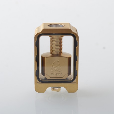 Authentic ThunderHead Creations Blaze Bridge with Sliding Boro Tank for BB / Billet / Boro Box Mod - Gold, Dual Glasses