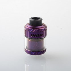 Authentic ThunderHead Creations & Mike Vapes Blaze MAX RTA Rebuildable Tank Atomizer - Purple, 5.5ml / 7ml, 30mm Diameter