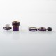 Authentic ThunderHead Creations & Mike Vapes Blaze MAX RTA Rebuildable Tank Atomizer - Purple, 5.5ml / 7ml, 30mm Diameter