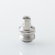 Monarchy Inverted Whistle MNCH Style Drip Tip for BB / Billet / Boro AIO Box Mod - Silver, Stainless Steel