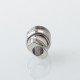 Monarchy Inverted Whistle MNCH Style Drip Tip for BB / Billet / Boro AIO Box Mod - Silver, Stainless Steel